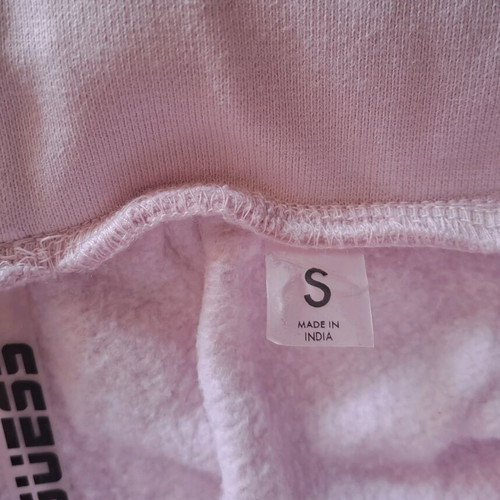 Guess women's jogger pink like new, organic cotton, size S