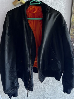 Alpha Industries MA-1 Flight Jacket vintage, used, XL