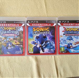 3 Sonic Games for ps3