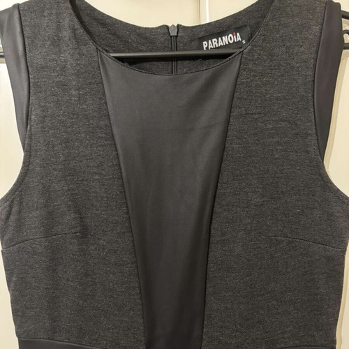 Paranoia dress dark gray like new, size S
