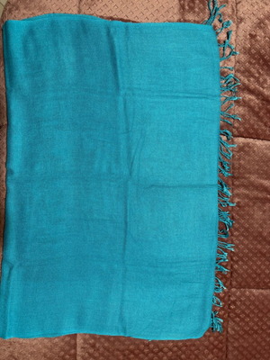 Turquoise pashmina like new