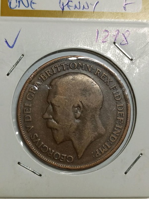 Μεγάλη Βρετανία one penny 1918 μεταχειρισμένο