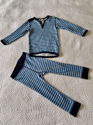 Isothermal wool cotton underwear set like new, size 86/92