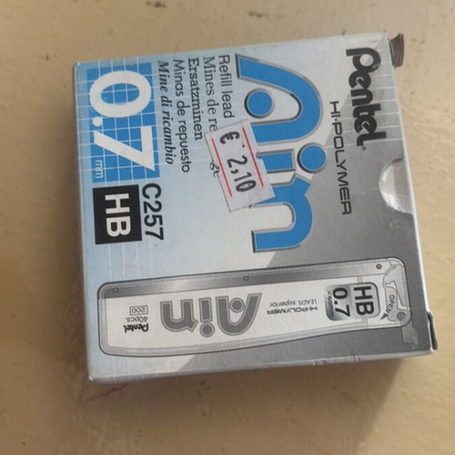 Pentel Mechanical Pencil Leads 0.7 mm New, Box of 12 Refills