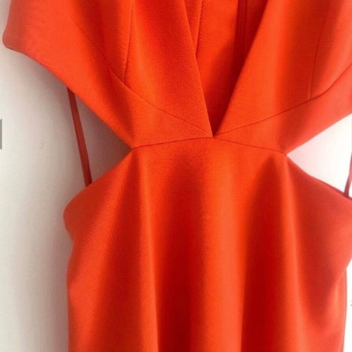 AQ/AQ Luxury Bright Orange Dress size 38