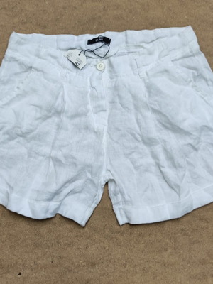 Zuiki linen shorts white new, authentic, size L XL