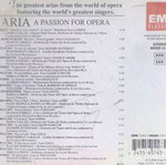 Aria A Passion for Opera CD used, classical