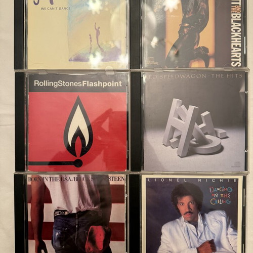 CD collection of 6 classic rock and pop albums like new