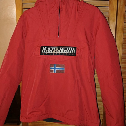 Napapijri jacket red size S like new