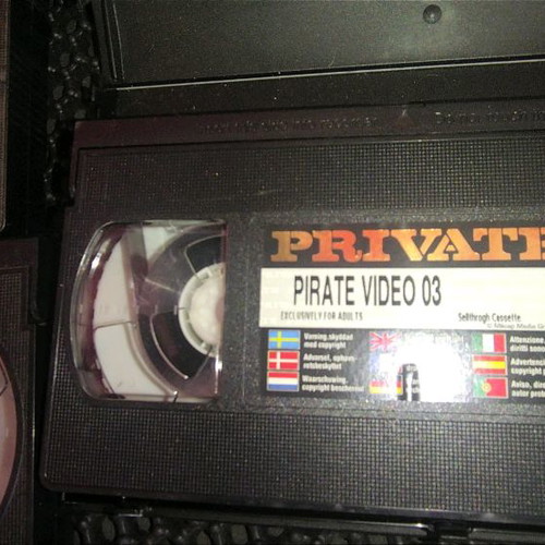 Private collectible VHS tapes used, vintage