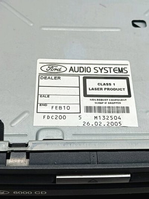 Ford 6000 CD stereo system like new