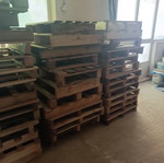 Wooden pallets in various sizes