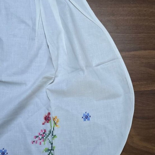 Traditional Handmade Embroidered Apron like new, cotton or linen