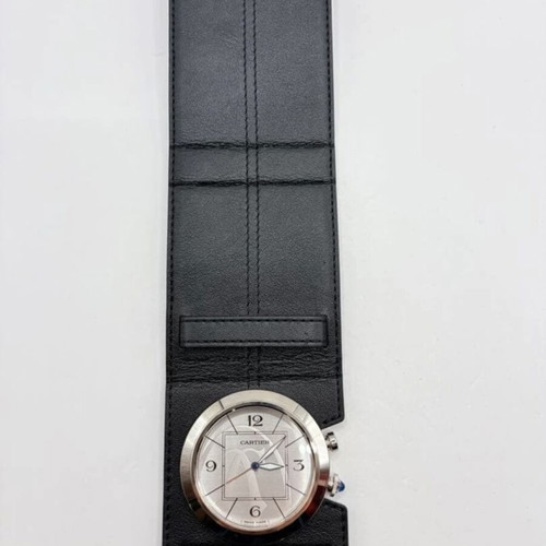 Cartier Pasha Alarm Quartz Desk Table Clock like new
