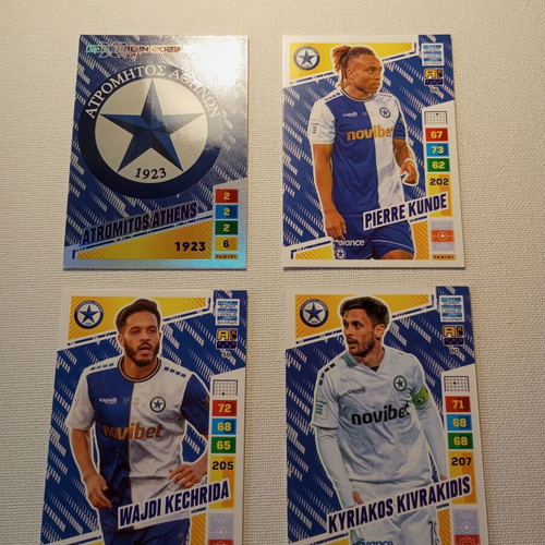 Panini Cards Superleague 2023/24 Atromitos Athens player set like new