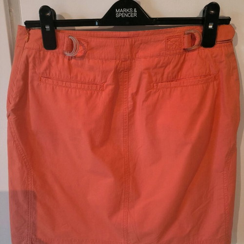 Lacoste skirt orange like new, 100% cotton size M