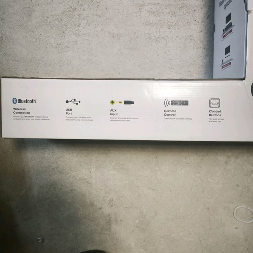 Soundbar Crystal Audio CASB140 like new with powerful subwoofer