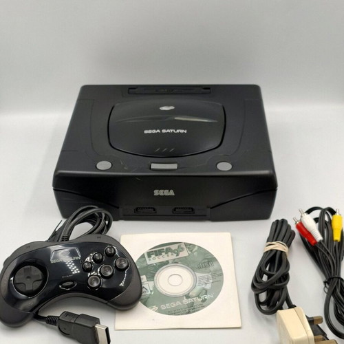 Sega Saturn used console with 1 controller and 1 game