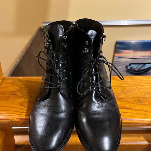 Women's boots used, black, size 40