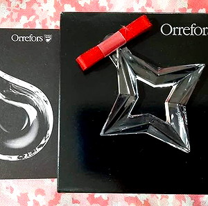 ORREFORS genuine crystal 2008 ornament No. 2 in series of 7 Seven Sisters, BY ERIKA LAGERBIELKE