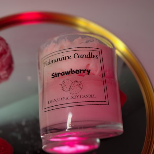 Handmade plant-based candle made to order 200gr with scent of your choice
