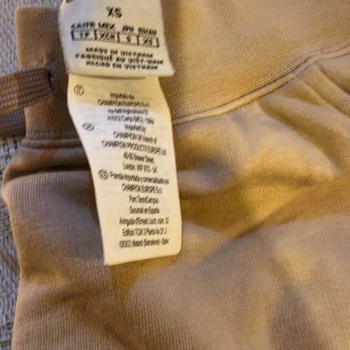 Champion Elastic Pants New Beige Size XS