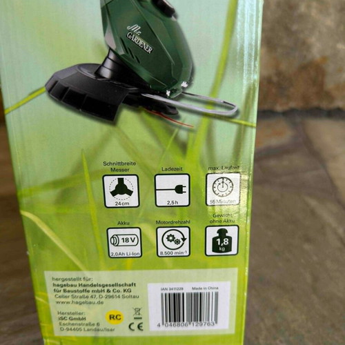 Rechargeable grass trimmer 18V Mr. GARDENER AT 1824-3 Li PXC new