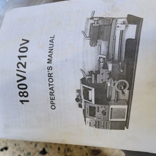 Lathe 750 watt new, 110 volt with transformer needed
