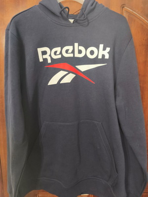 Reebok Hoodie used, size L, blue