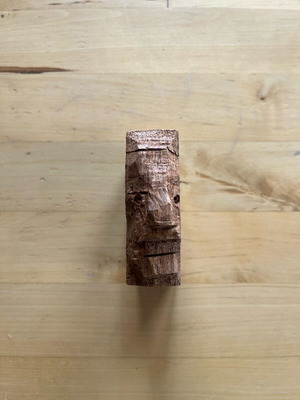 Wooden totem sculpture like new