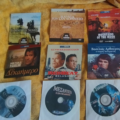 Dvd movies like new, pack of 9