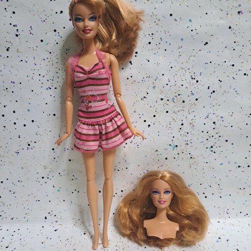 Barbie Fashionistas Swappin' Styles Sweetie 2011 Wave 1 like new with extra head