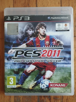 PES 2011 игра за PlayStation 3 употребявана, гръцка версия, пълна