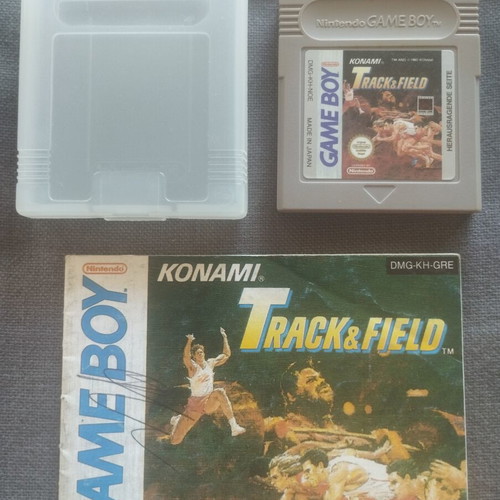 Nintendo Game Boy Track & Field game with case and manual