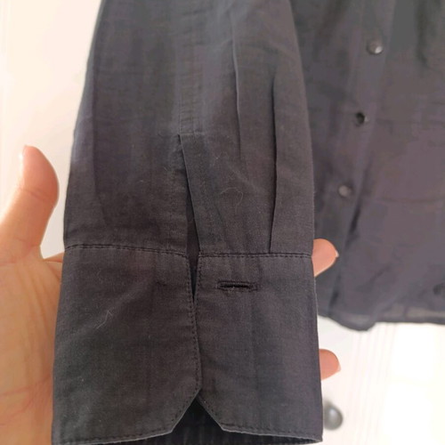 Black women's cotton shirt Small used