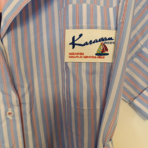 Karavan Roxana dress new, blue and pink