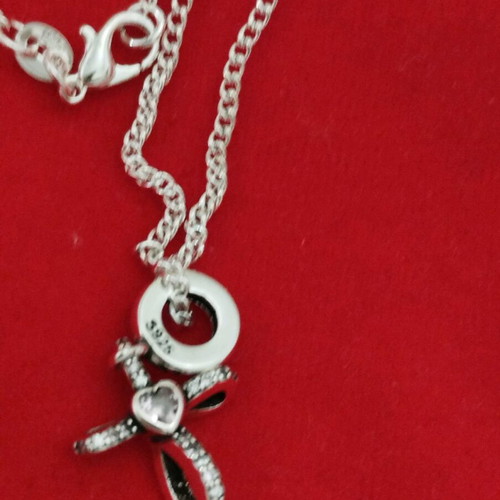 Silver 925 chain necklace about 45cm with silver cross pendant new