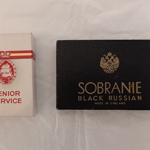 sobranie black russian cigarettes Box of Sobranie Black Russian