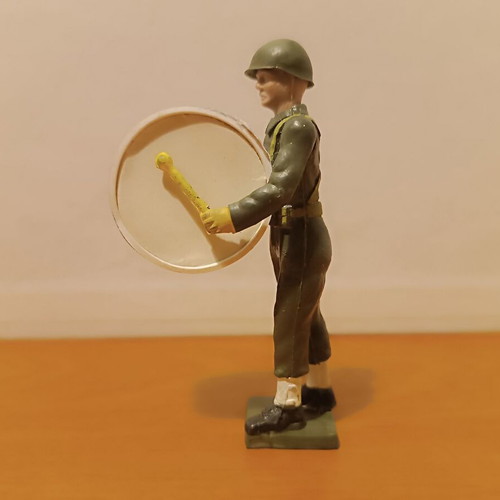 Athina Military Band Drum Soldier figure like new