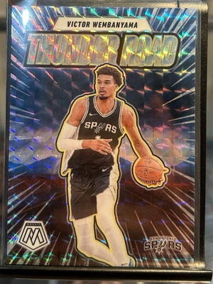 Victor Wembanyama Panini 2024-25 Mosaic Thunder Road Insert used