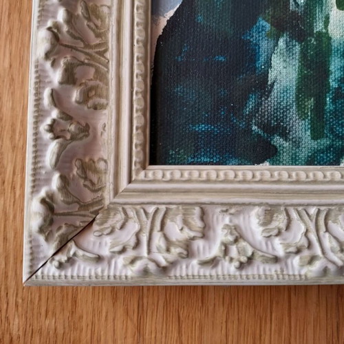 Authentic Kalamata: Tetragono painting new with frame