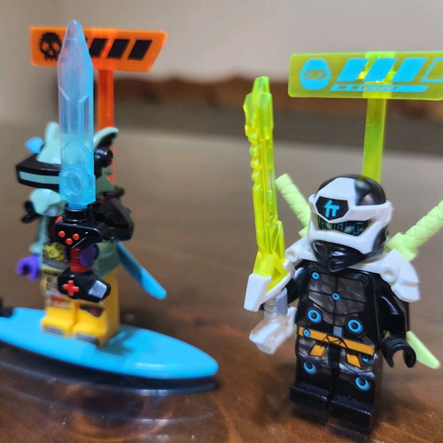 Lego Ninjago figures Cole and Hausner used