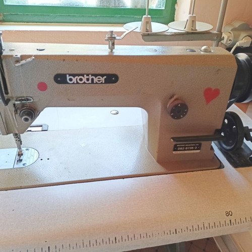 Brother professional sewing machine used with accessories