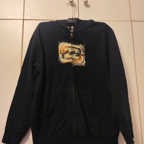 Billabong zip hoodie like new, size M, black multicolor