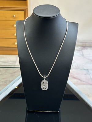 Bvlgari Silver Necklace 925 New