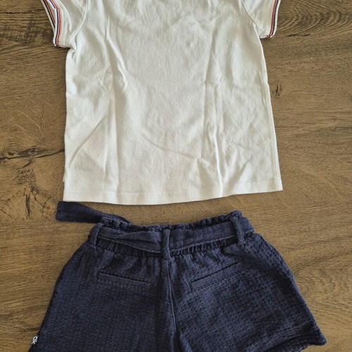 Okaidi set with shorts and t-shirt for toddler