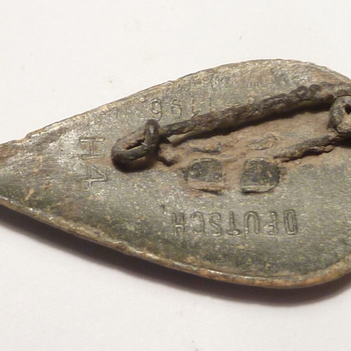 German bronze breast badge WWI used