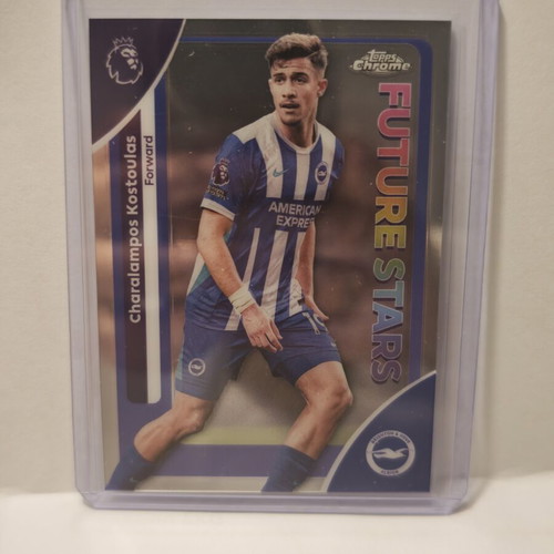 Topps Chrome Premier League 2026 Charalampos Kostoulas Future Stars card like new