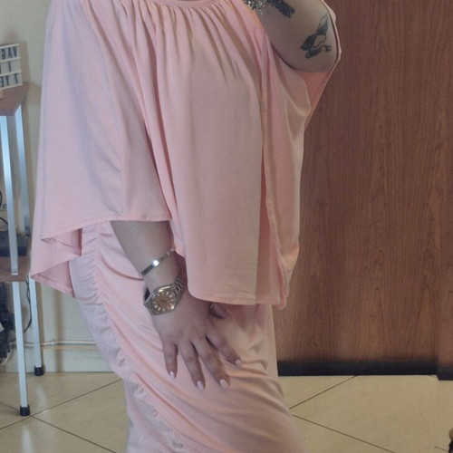 Dress new, pink, size XL 42 14