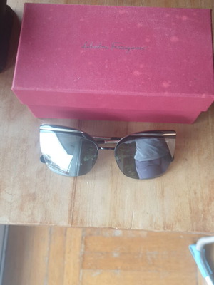 Salvatore Ferragamo sunglasses used, black